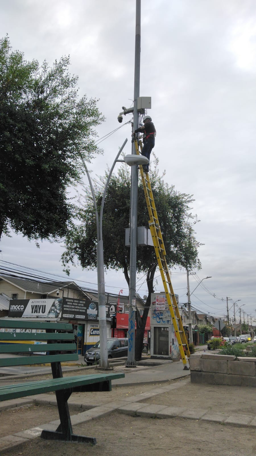 Instalación técnica terreno 13